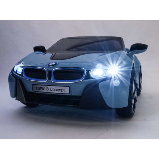 BMW i8 s dálkovým ovládáním a xenonovými světly, 12V, MODRÉ